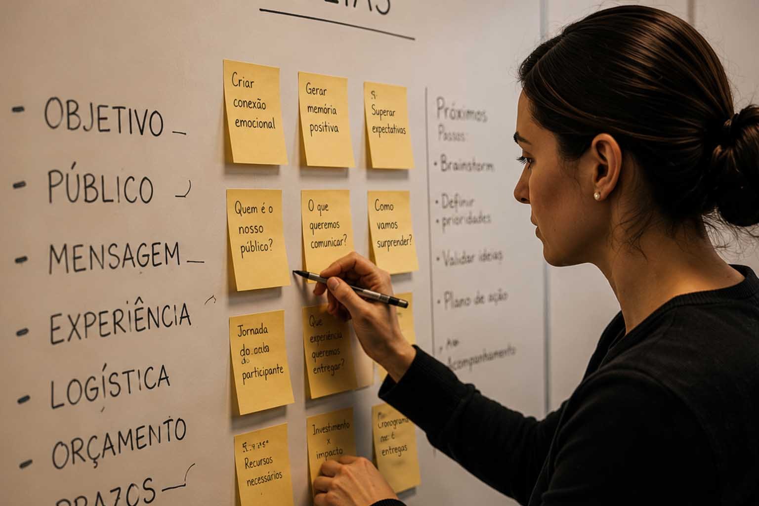 Do briefing à entrega: como nasce uma experiência